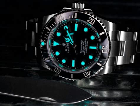 rolex night light|rolex chromalight glow.